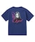 CURSIVE SCRIPT LOGO AND FACE S/S TEE