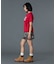 STUDDED LOGO S/S TEE