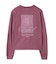 PIGMENT DYED FACE AND LOGO SQUARE PATCH L/S TEE