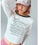 LETTERING L/S COMPACT TOP
