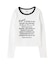 LETTERING L/S COMPACT TOP