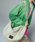 METAL PLATE LABEL SHOULDER BAG
