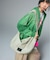 METAL PLATE LABEL SHOULDER BAG