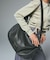 METAL PLATE LABEL SHOULDER BAG