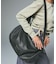 METAL PLATE LABEL SHOULDER BAG