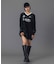 VELOUR GAME SHIRT DRESS