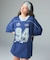 FACE LABEL NUMBER BIG TEE DRESS