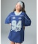 FACE LABEL NUMBER BIG TEE DRESS