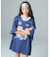 FACE LABEL NUMBER BIG TEE DRESS