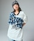 FACE LABEL NUMBER BIG TEE DRESS
