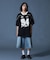 FACE LABEL NUMBER BIG TEE DRESS