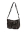 MULTI POCKET FADED FAUX LEATHER BAG
