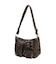 MULTI POCKET FADED FAUX LEATHER BAG