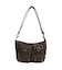 MULTI POCKET FADED FAUX LEATHER BAG