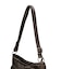 MULTI POCKET FADED FAUX LEATHER BAG