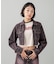 OVERDYED ZIP UP DENIM JACKET