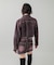 OVERDYED ZIP UP DENIM JACKET