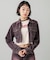 OVERDYED ZIP UP DENIM JACKET