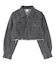 OVERDYED ZIP UP DENIM JACKET