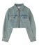 OVERDYED ZIP UP DENIM JACKET