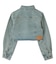 OVERDYED ZIP UP DENIM JACKET