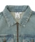 OVERDYED ZIP UP DENIM JACKET