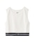 LOGO AND STRIPE TANK TOP
