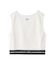 LOGO AND STRIPE TANK TOP