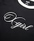 SCRIPT LOGO DRAWSTRING RINGER BABY TEE