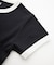 SCRIPT LOGO DRAWSTRING RINGER BABY TEE