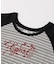 STRIPED RAGLAN BABY TEE