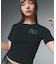 CHENILLE EMBROIDERED LOGO MARK BABY TEE