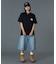 CHECKER OVAL LOGO POCKET S/S TEE