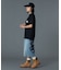 CHECKER OVAL LOGO POCKET S/S TEE
