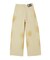 EMBLEM POCKET ASYMMETRIC WAIST DENIM PANTS
