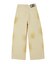 EMBLEM POCKET ASYMMETRIC WAIST DENIM PANTS