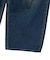EMBLEM POCKET ASYMMETRIC WAIST DENIM PANTS