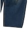 EMBLEM POCKET ASYMMETRIC WAIST DENIM PANTS