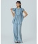 LIGHT OZ DENIM FRILL BLOUSE