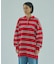 STRIPED COLLAR KNIT
