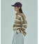 STRIPED COLLAR KNIT