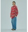 STRIPED COLLAR KNIT