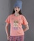 フラワーグラフィックTシャツ