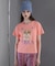 フラワーグラフィックTシャツ