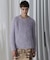 LAME FEATHER KNIT PULLOVER