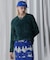 LAME FEATHER KNIT PULLOVER