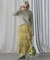 LAME FEATHER KNIT PULLOVER