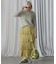 LAME FEATHER KNIT PULLOVER