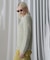 LAME FEATHER KNIT PULLOVER