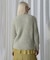 LAME FEATHER KNIT PULLOVER